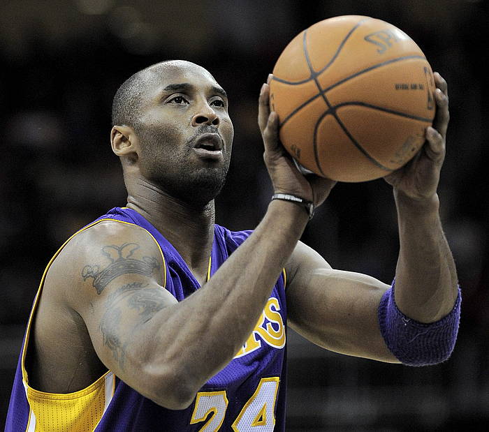 Kobe Bryant, 2010eko abenduko partida batean. JUSTIN LANE / EFE