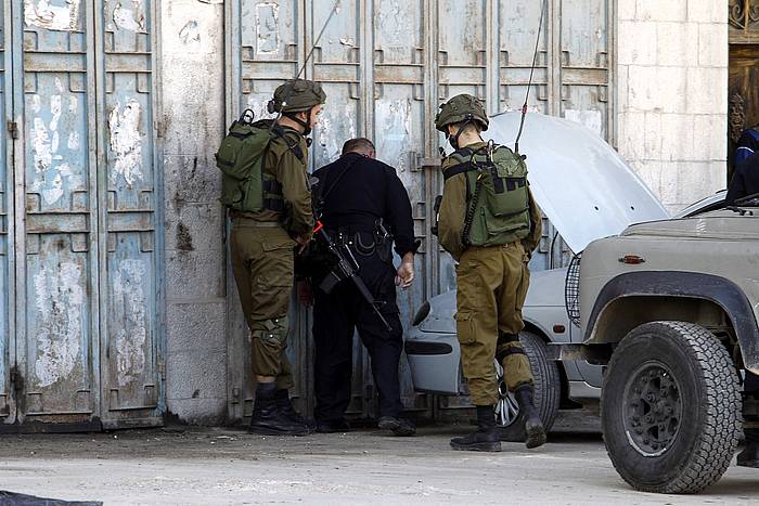 Israelgo Polizia, joan den igandean bi palestinar tiroz hil zituzten tokian, Nabulusen. ALAA BADARNEH / EFE