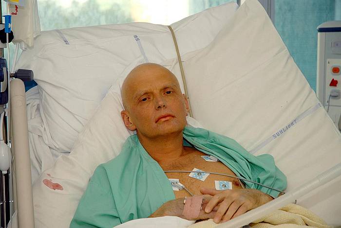 Aleksandr Litvinenko Errusiako espioi ohia, ospitalean. AP