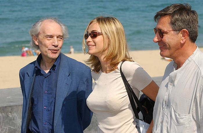 Jacque Rivette 2003an, Donostiako Zinemaldian. 'Histoire de Marie et Julien' filma aurkeztu zuen. ANDONI CANELLA DA / ARGAZKI PRESS