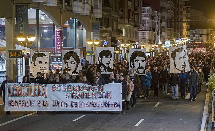 Iazko Martxoak 3an egindako manifestazioa. JUANAN RUIZ, ARGAZKI PRESS