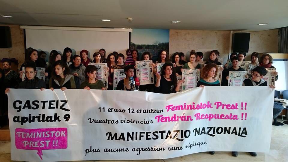 Manifestazioaren aurkezpena. ARABAKO BILGUNE FEMINISTA