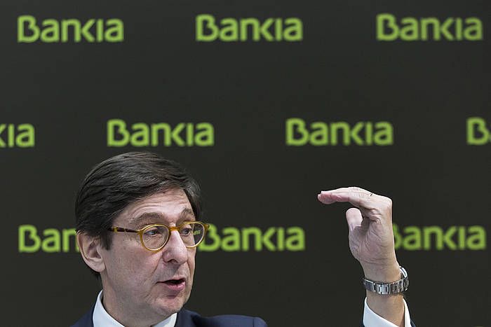 Bankiako presidente Jose Ignacio Goirigolzarri, artxiboko irudian. EMILIO NARANJO / EFE