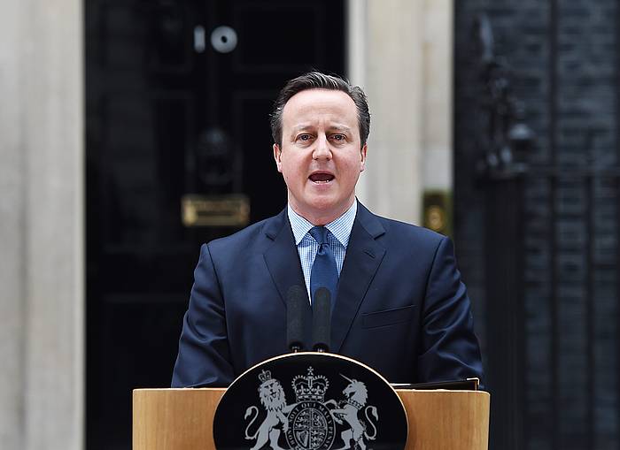 David Cameron Erresuma Batuko lehen ministroa, Downing Streeten. ANDY RAIN / EFE