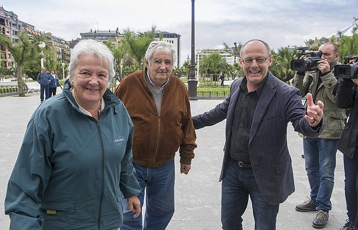 Jose Mugica, iaz, Donostian. JON URBE / ARGAZKI PRESS