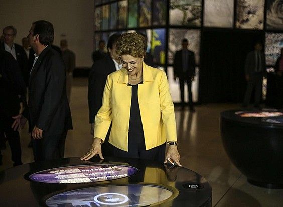 Rousseff, Rio de Janeiroko museo baten inaugurazioan, abenduan. ANTONIO LACERDA / EFE