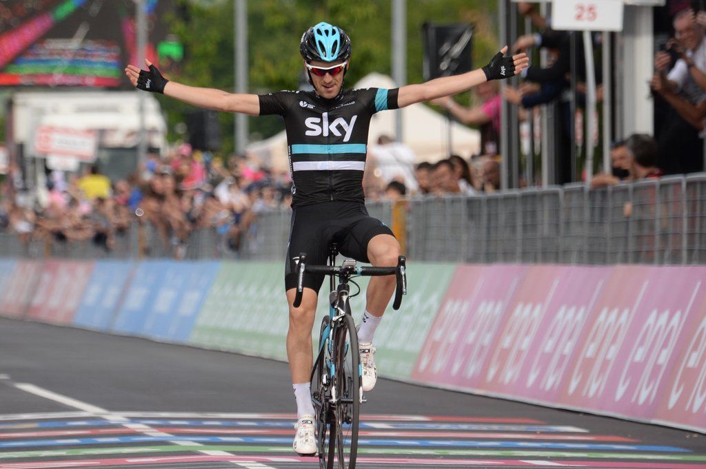 Mikel Nieve, helmugan. @GIRODITALIA