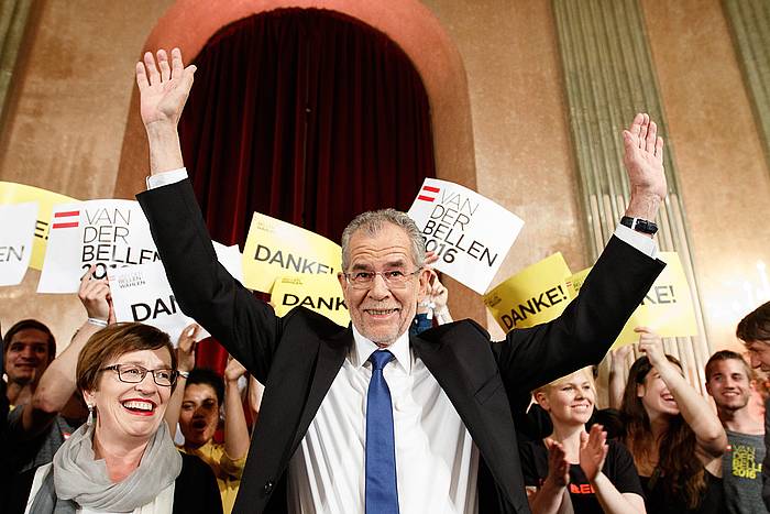 Van der Bellen, igandean. FLORIAN WIESER / EFE