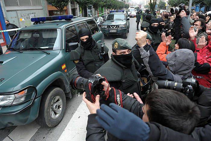 2011n atxilotu zuen Guardia Zibilak Xabier Beortegi. IñIGO URIZ / ARGAZKI PRESS