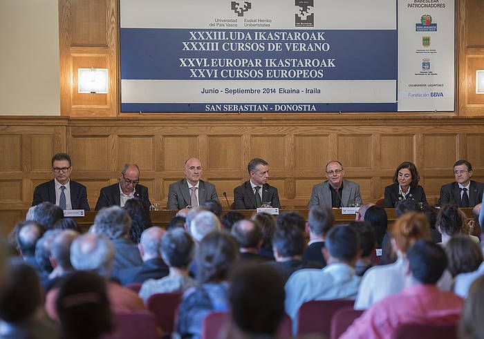 Uztailaren 18an eta 19an egingo dute ikastaroa, Donostiako Miramar jauregian. ANDONI CANELLADA / ARGAZKI PRESS