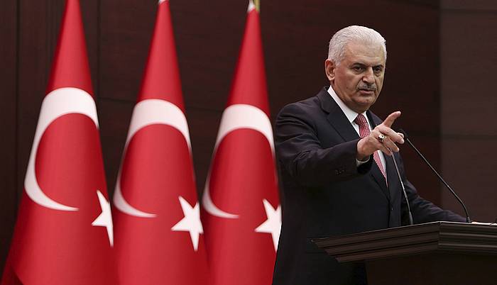 Binali Yildrim, Turkiako Lehen ministroa. STR