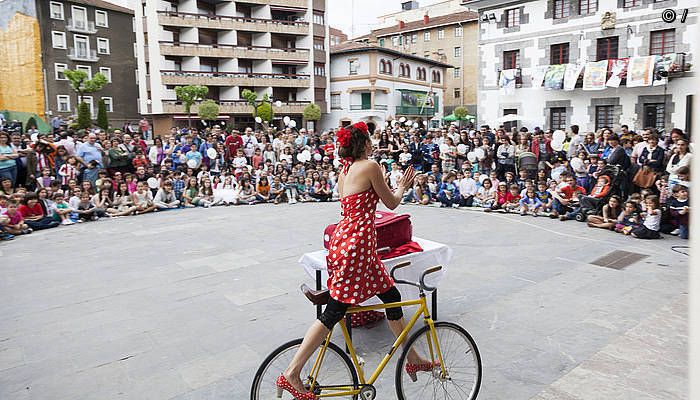 Arrigorriagako Clown jaialdia da iaz dirulaguntza jaso zuen jaialdietariko bat. BERRIA