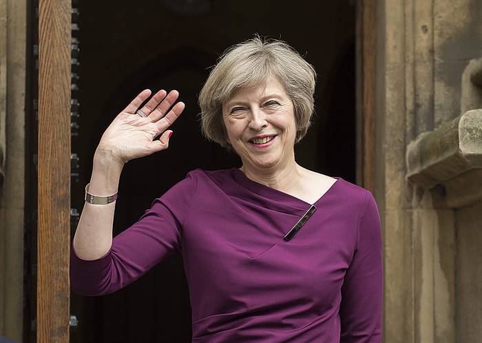 Egungo Barne ministro Theresa May izango da Erresuma Batuko gobernuburu berria. HANNAH MCKAY / EFE