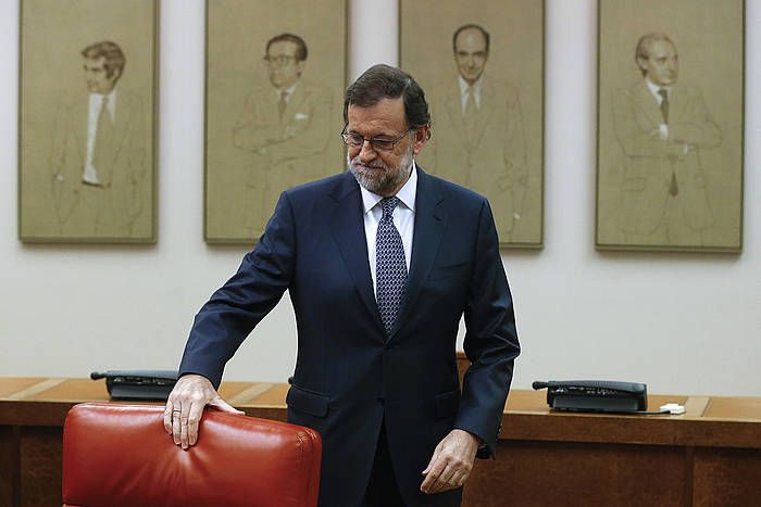 Mariano Rajoy, gaur Espainiako Kongresuan. JUAN CARLOS HIDALGO, EFE