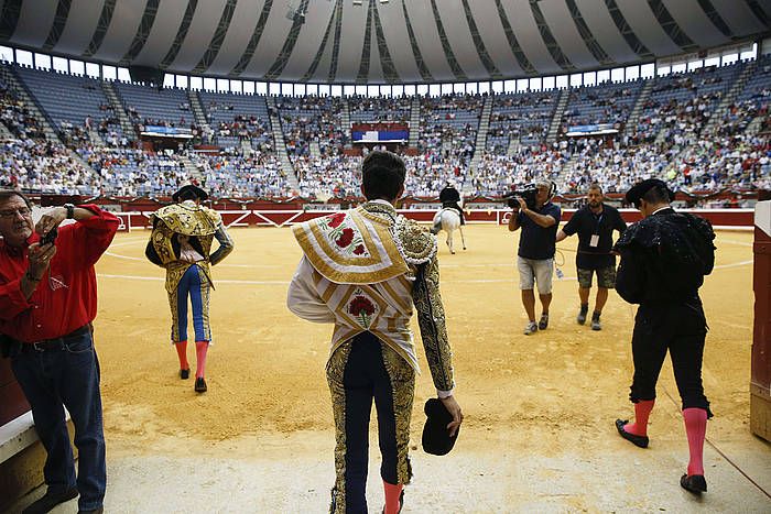 2015eko zezenketa bat Donostian. JUN HERRERO / EFE