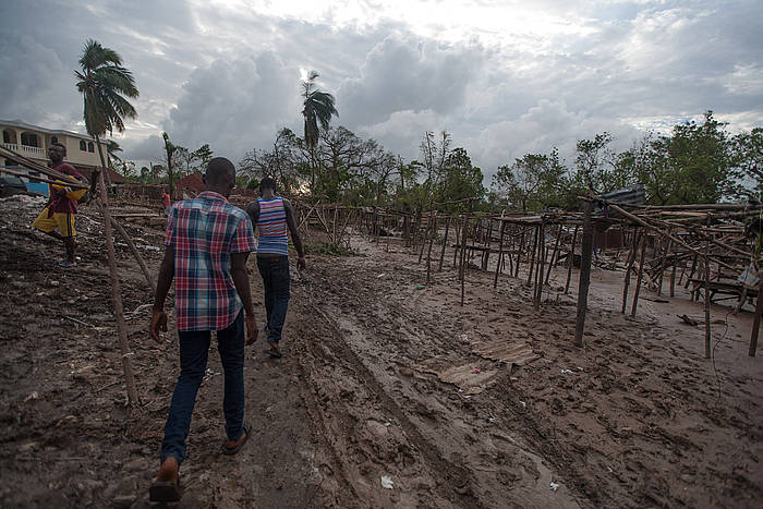 Haiti hego-mendebaldeko Kavayon hiria, Matthew urakana igaro eta gero. BAHARE KHODABANDE / EFE