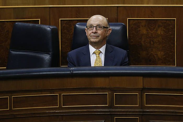 Cristobal Montoro, Espainiako Ogasun ministroa. KIKO HUESCA / EFE