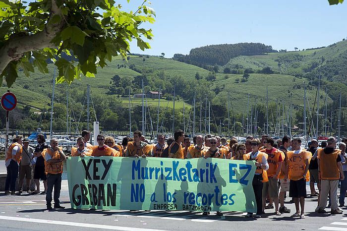 Xeyko lagileak 2012an egindako mobilizazioetan. JUAN CARLOS RUIZ / ARGAZKI PRESS