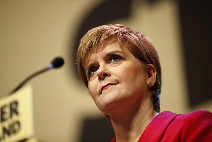 Nicola Sturgeon Eskoziako lehen ministroa. ROBERT PERRY / EFE