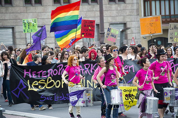 Iazko manifestazioa, Bilbon. MARISOL RAMIREZ, ARGAZKI PRESS