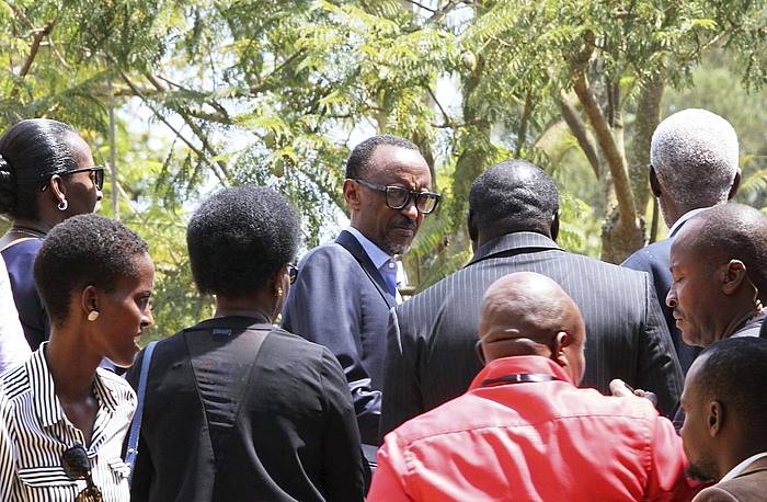 Paul Kagame presidentea, artxiboko irudi batean. AHMED JALLANZO, EFE