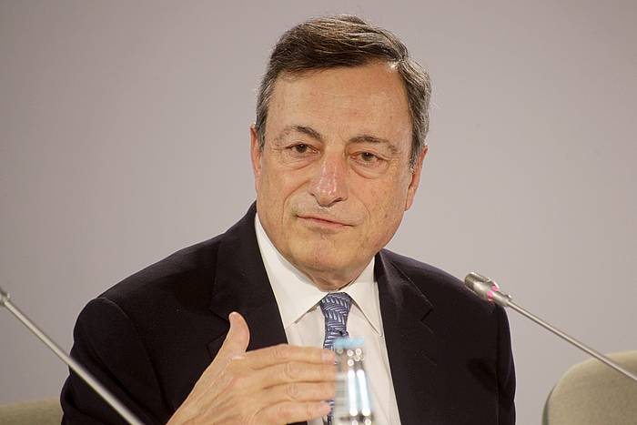 Mario Draghi Europako Banku Zentraleko Presidentea. VALDA KALNINA / EFE