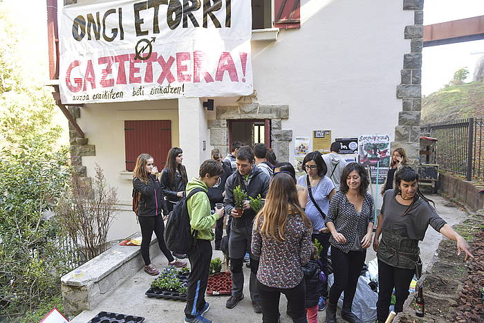 Gaztetxearen inaugurazio festa egin zuten iazko urrian. IDOIA ZABALETA / ARGAZKI PRESS