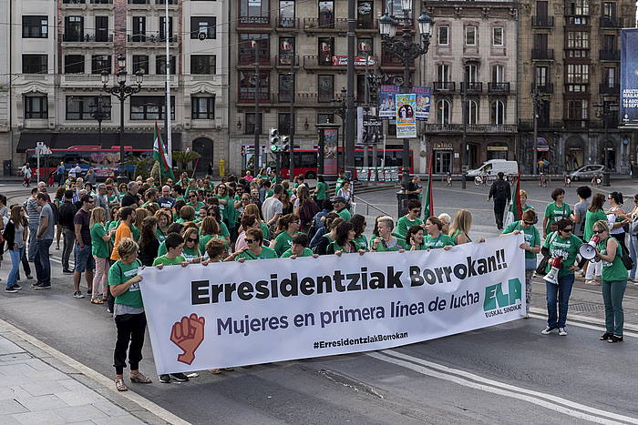 Irailaren 1eko manifestazioa, Bilbon. JUANAN RUIZ / ARGAZKI PRESS