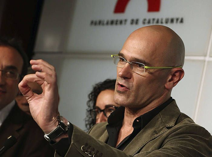 Raul Romeva, artxiboko irudian. TONI ALBIR / EFE