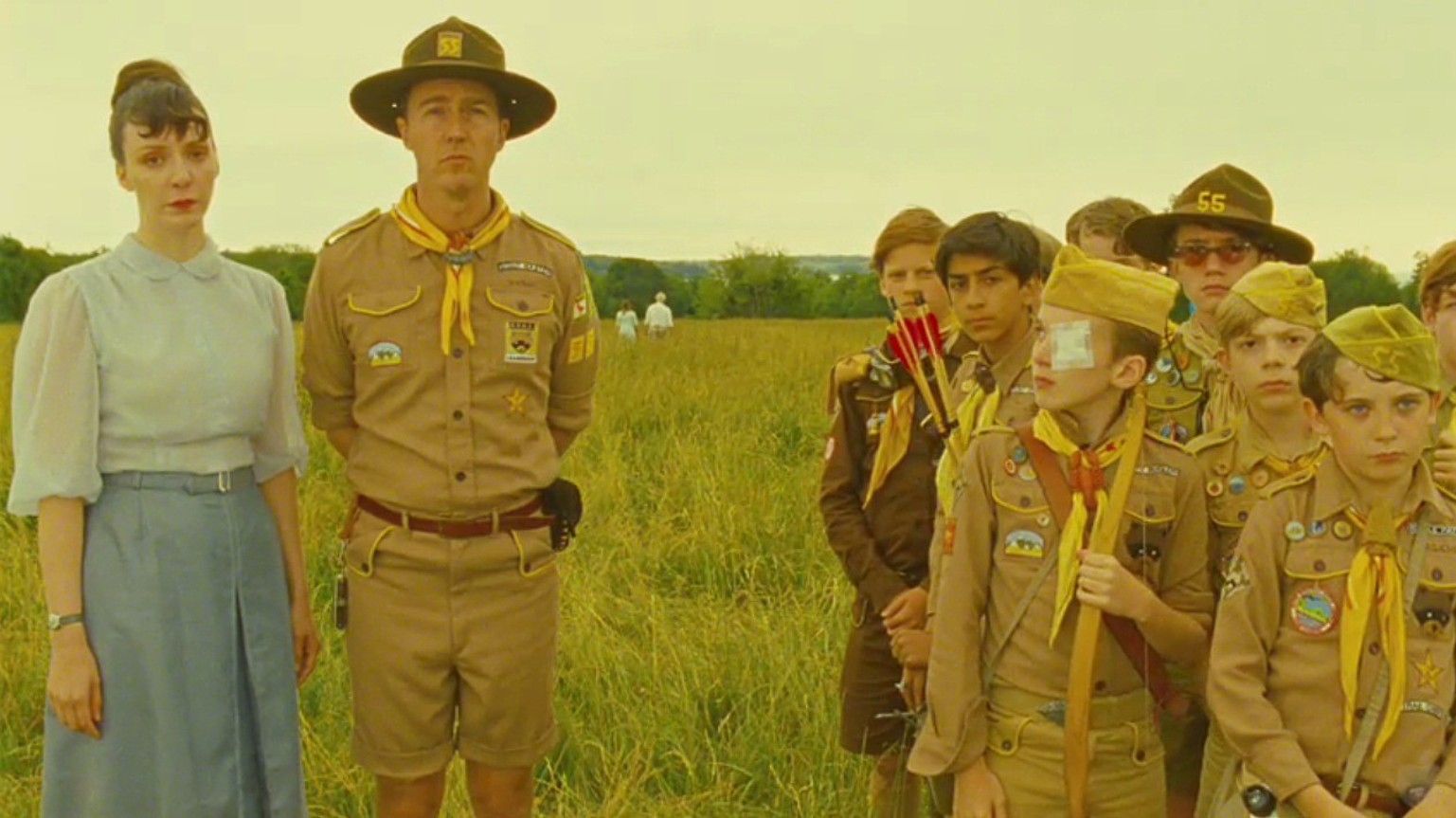 1965ean kokaturik dago Moonrise Kingdom, New Englandeko uharte bateko eskaut kanpaldi batean. Z / BERRIA.