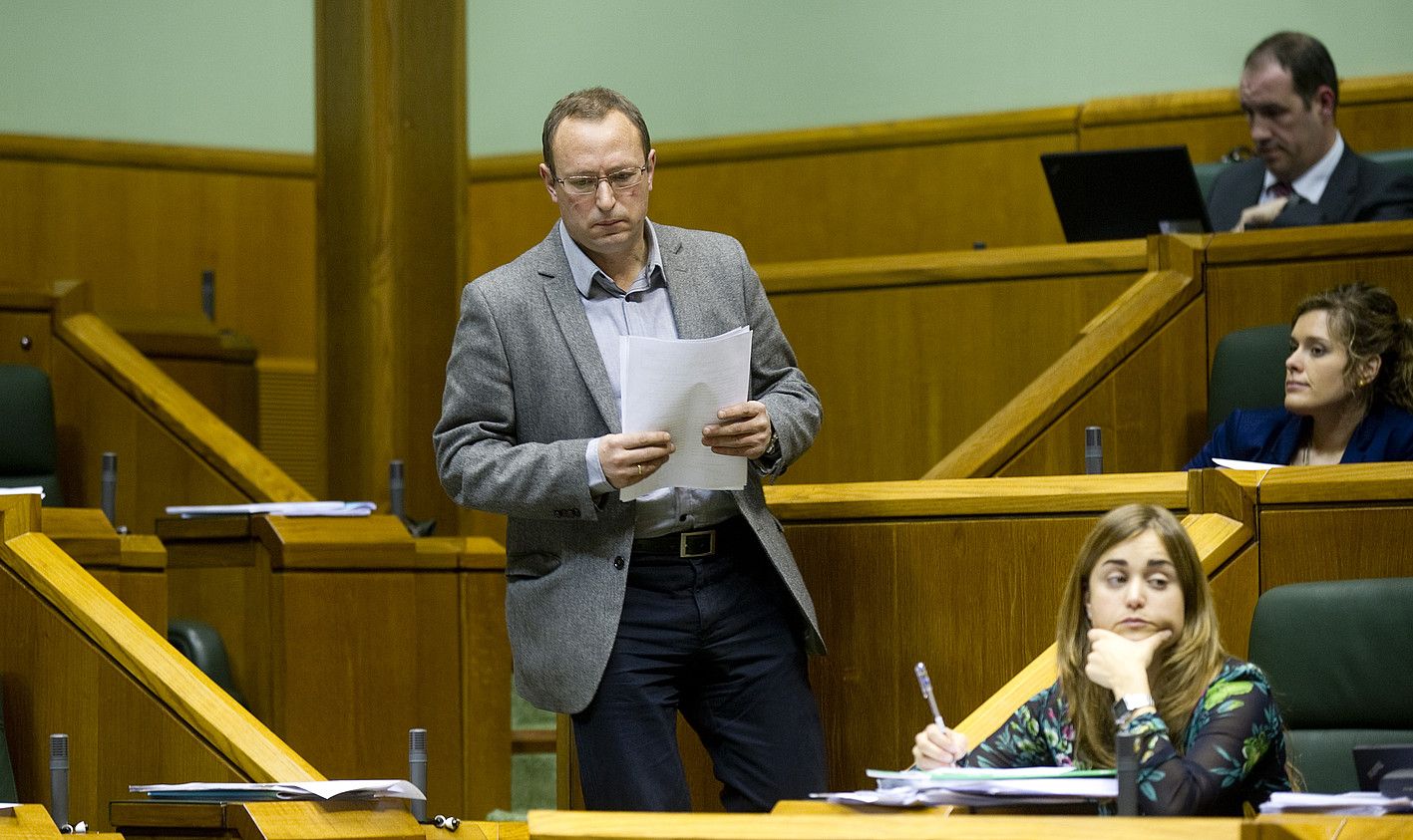 Juanjo Agirrezabala, auzia ikertu duen lantaldeko burua. R. BOGAJO / ARP.