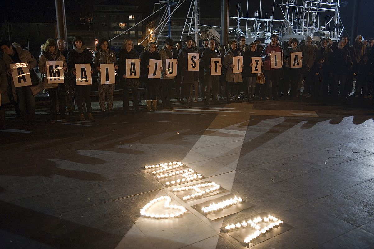 Hilketa salatzeko protesta, Orion. J.C. RUIZ / ARP.