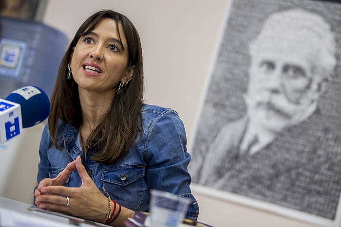 Nuria Parlon, Santa Coloma de Grameneteko alkatea. QUIQUE GARCIA / EFE