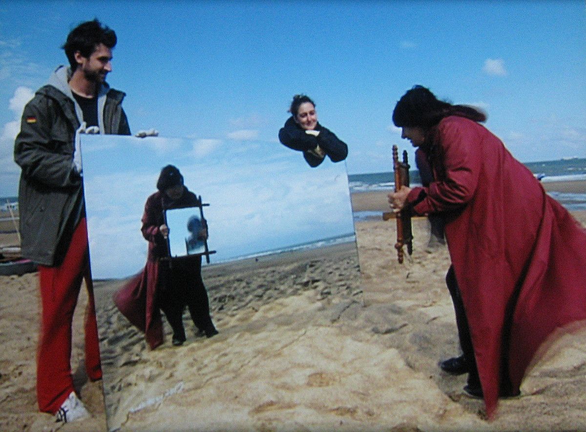 Agnes Varda, Les Plages d'Agnes film dokumentalean. BERRIA / BERRIA.