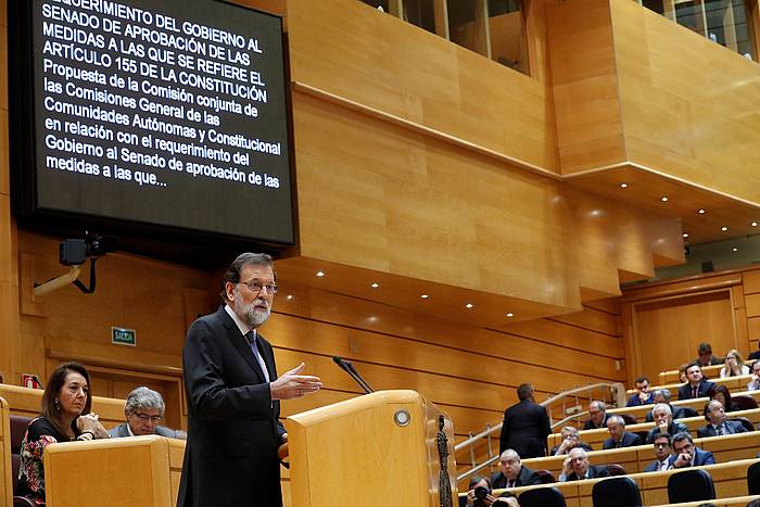 Mariano Rajoy, gaur, senatuan. CHEMA MOYA, EFE