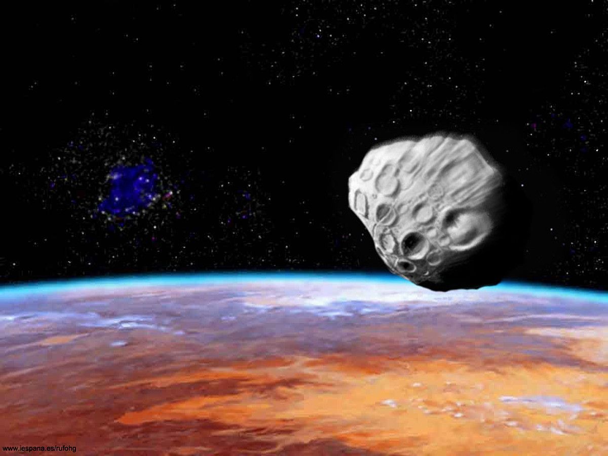 Asteroide baten simulazioa. WORDPRESS.