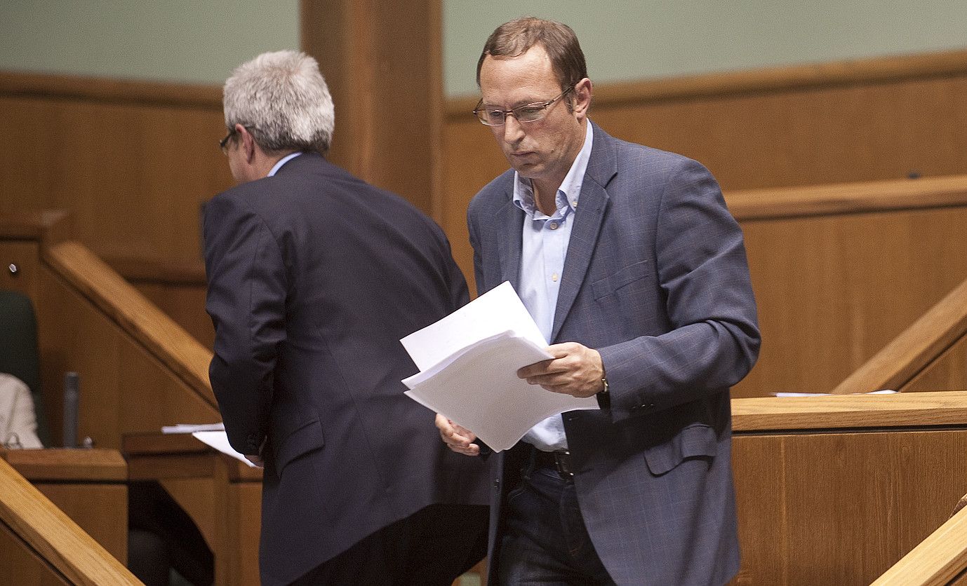 Juanjo Agirrezabala EAkoa, artxiboko irudi batean. RAUL BOGAJO / ARGAZKI PRESS.