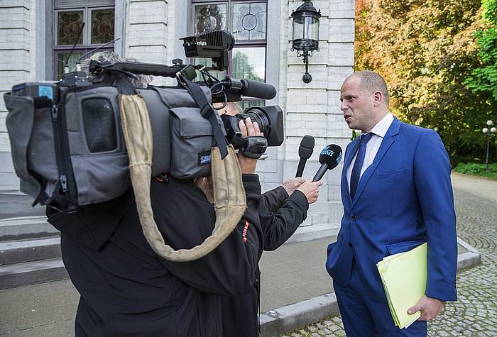 Theo Francken Belgikako Asilo eta Migrazio ministroa. STEPHANIE LECOCQ, EFE