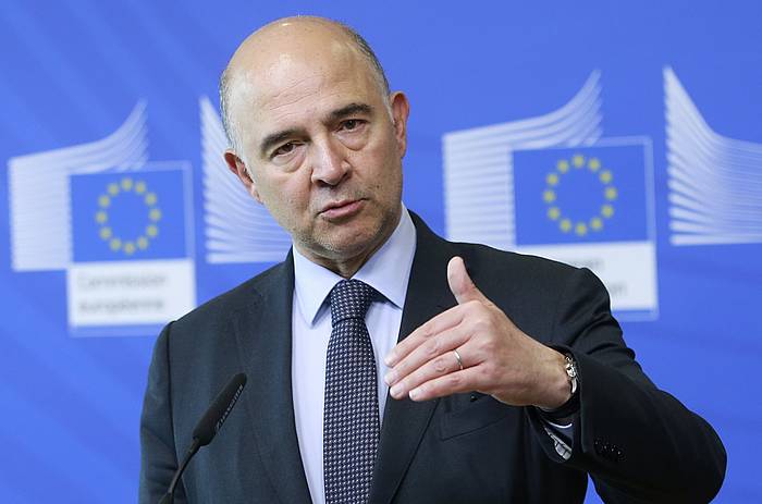 Pierre Moscovici Europako Batzordeko Ekonomia komisarioa, artxiboko irudi batean. OLIVIER HOSLET / EFE