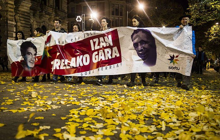 Sortuk iaz Bilbon egin zuen manifestazioa. MARISOL RAMIREZ, ARGAZKI PRESS