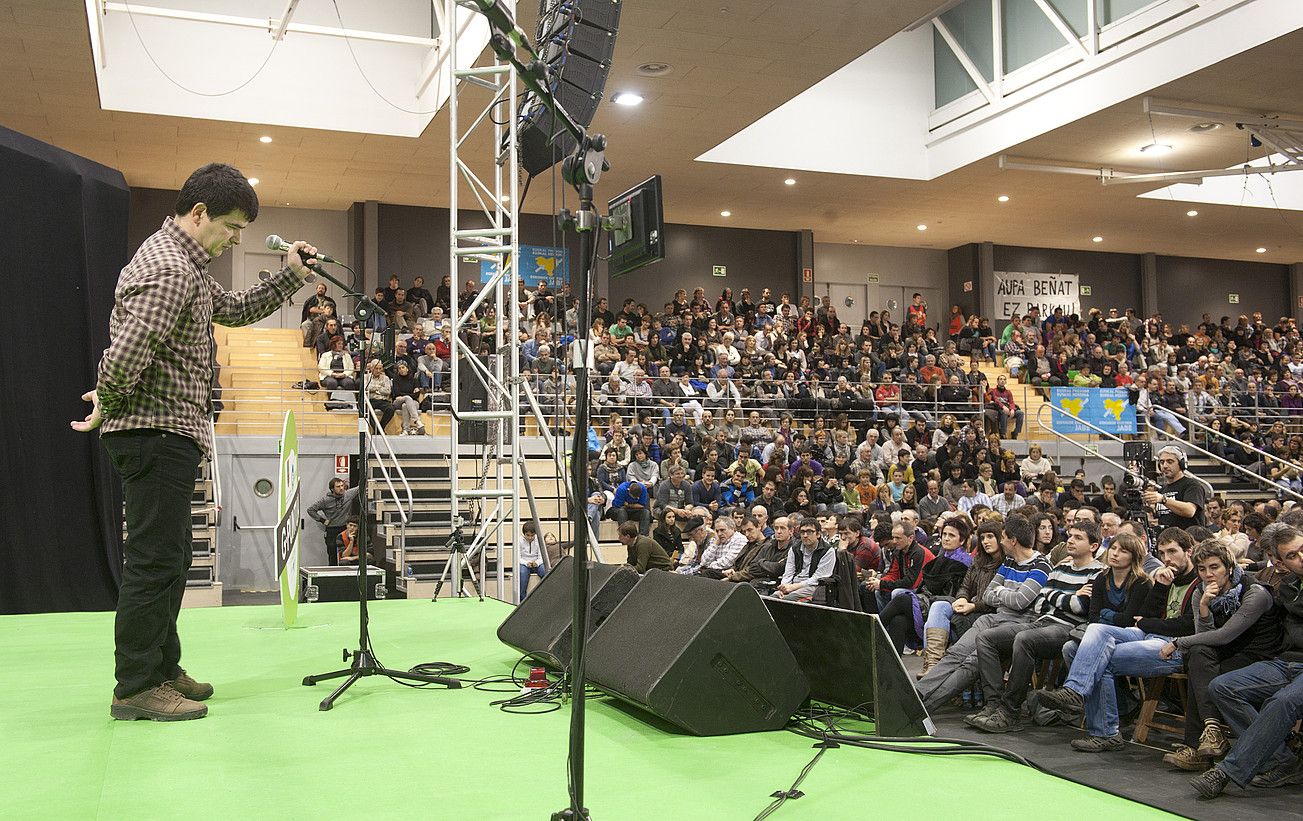 Jexux Mari Irazu fin aritu zen Tolosan. JON URBE / ARGAZKI PRESS.