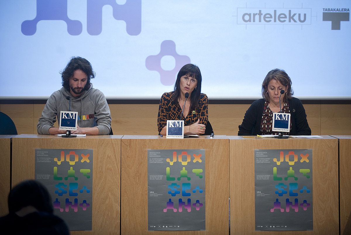 Jolasean proiektuaren aurkezpen ekitaldia, Donostian. JON URBE/ ARGAZKI PRESS.