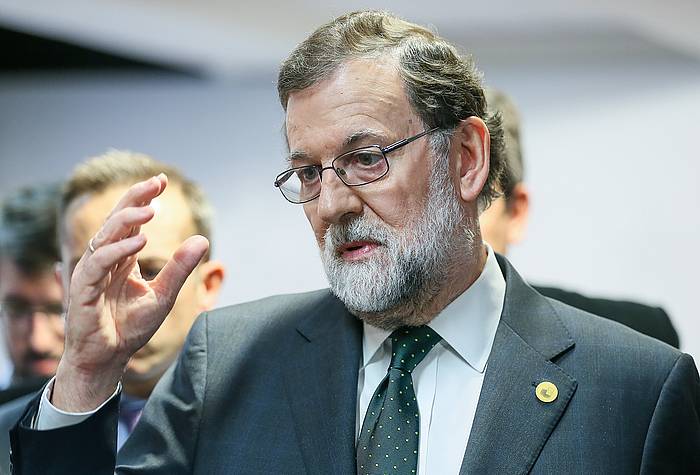 Mariano Rajoy Espainiako presidentea, artxiboko irudian. STEPHANIE LECOCQ / EFE