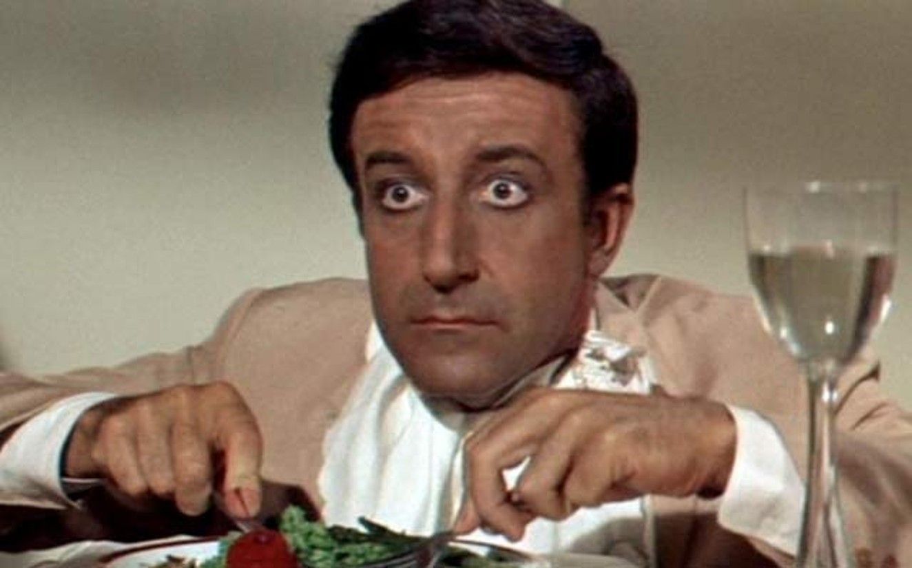 Peter Sellers aktorea da The Party-ren protagonista. BERRIA.