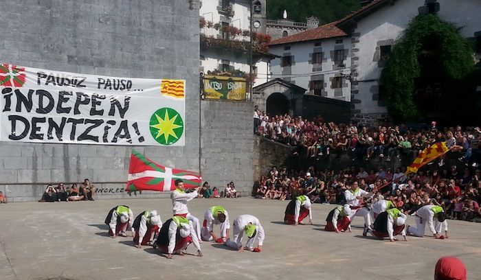 2014an Leitzan ospatu zen Independentzia Eguneko irudia. BERRIA