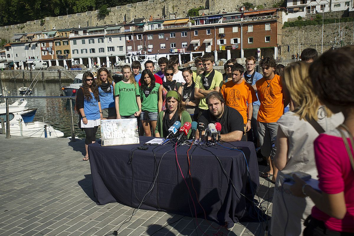 Donostiako Piratak, Aste Nagusiko egitaraua aurkezten. GARI GARAIALDE / ARGAZKI PRESS.