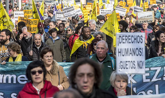 Bilboko manifestazioa, gaur. MARISOL RAMIREZ, ARGAZKI PRESS