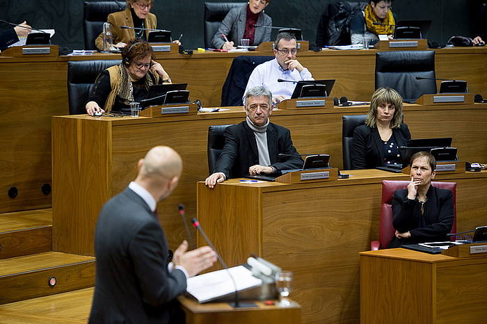 Nafarroako Legebiltzarra, torturari buruzko mozioa eztabaidatzen, gaur. IñIGO URIZ, ARGAZKI PRESS