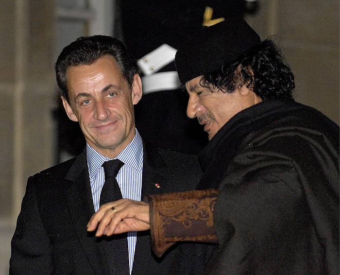 Sarkozy eta Gaddafi, 2012an. MAYA VIDON, EFE