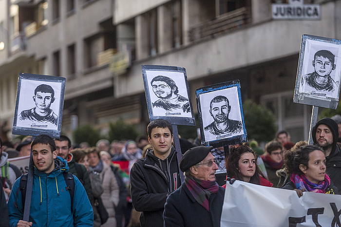 Gasteizen egindako protesta bat. JAIZKI FONTANEDA, FOKU